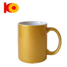 New Style Custom 11oz blank sublimation gold ceramic mug